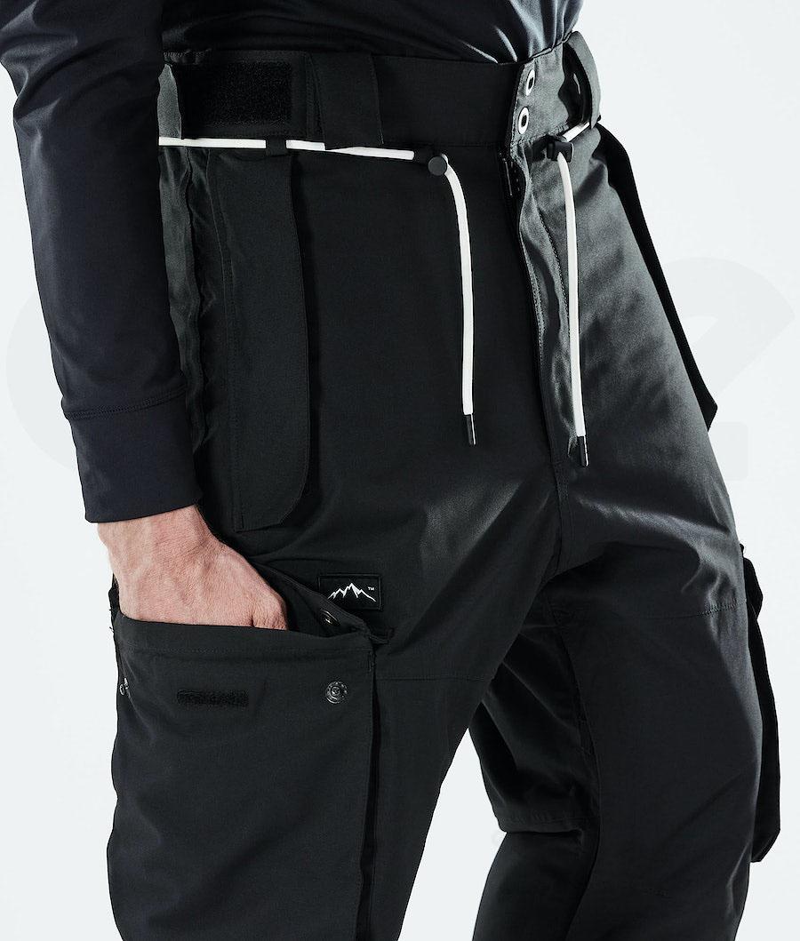 Black Men's Dope Iconic 2021 Snowboard Pants | AUCE2590