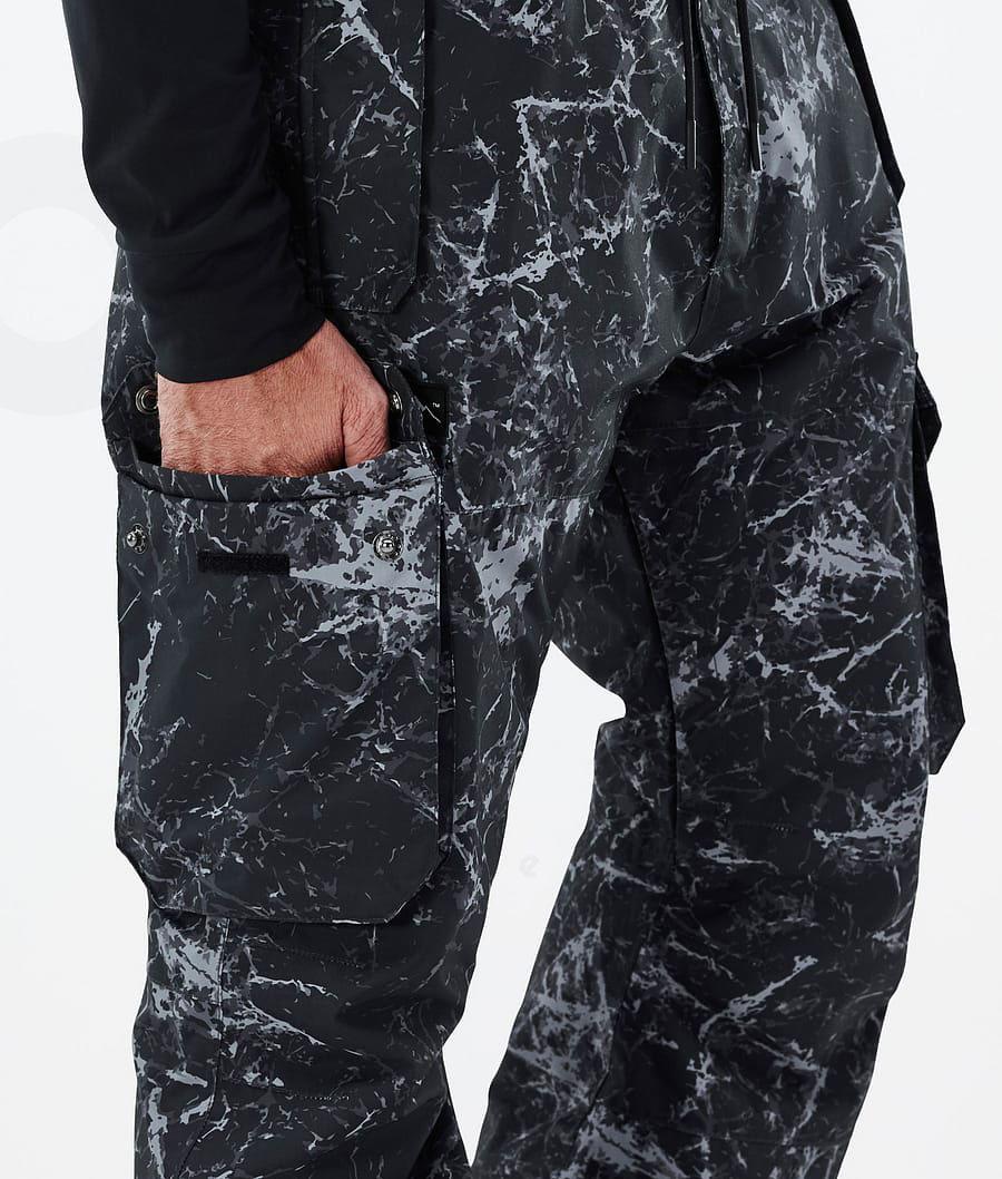 Black Men's Dope Iconic Ski Pants | AUTV2634