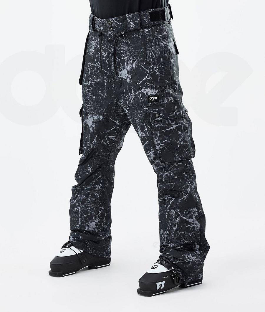 Black Men\'s Dope Iconic Ski Pants | AUTV2634