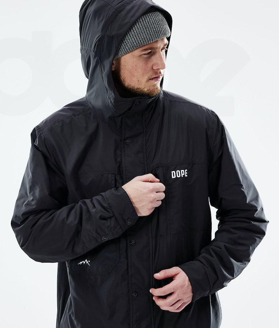 Black Men's Dope Insulated Outdoor Jackets | AUYU2704