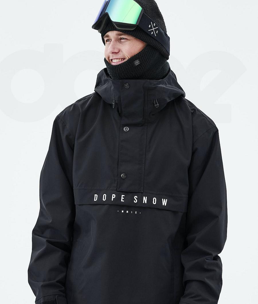 Black Men's Dope Legacy 2021 Snowboard Jackets | AUCE2803