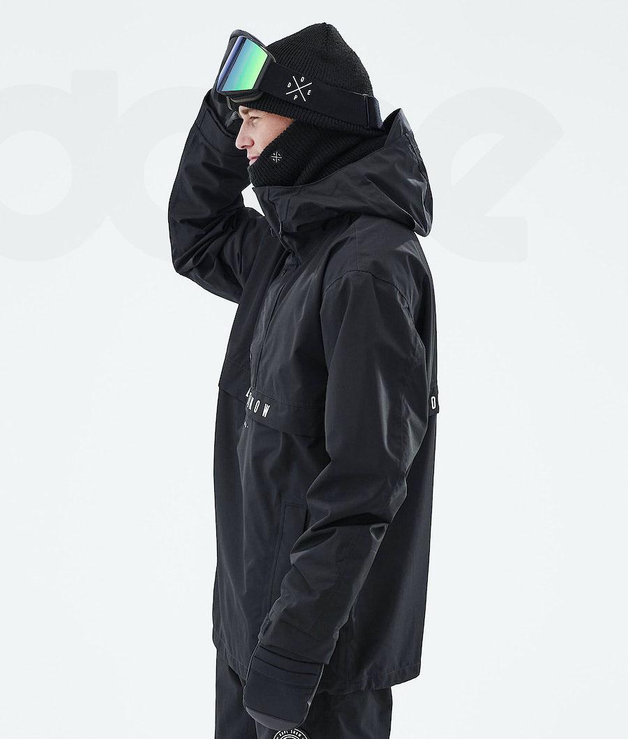 Black Men's Dope Legacy 2021 Snowboard Jackets | AUCE2803