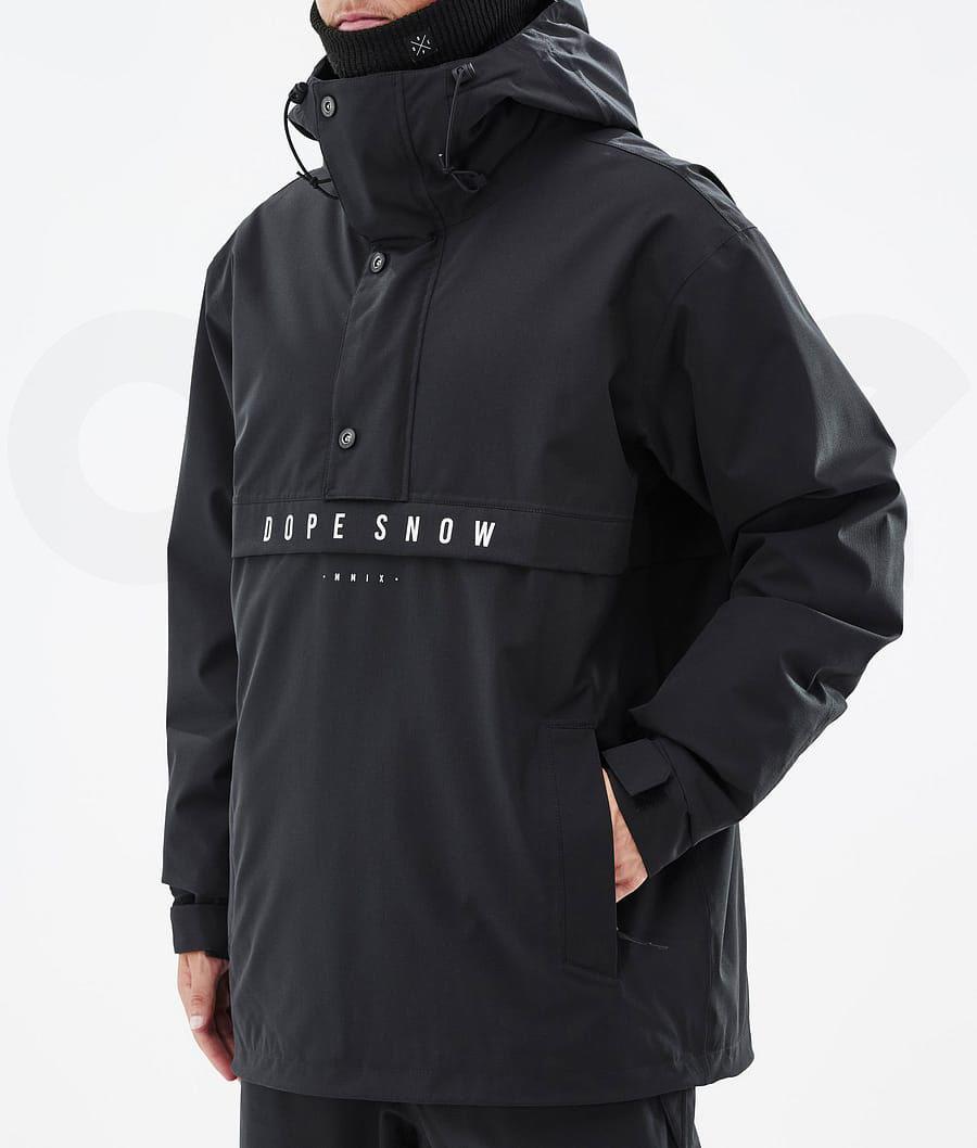 Black Men's Dope Legacy Ski Jackets | AUOR2932