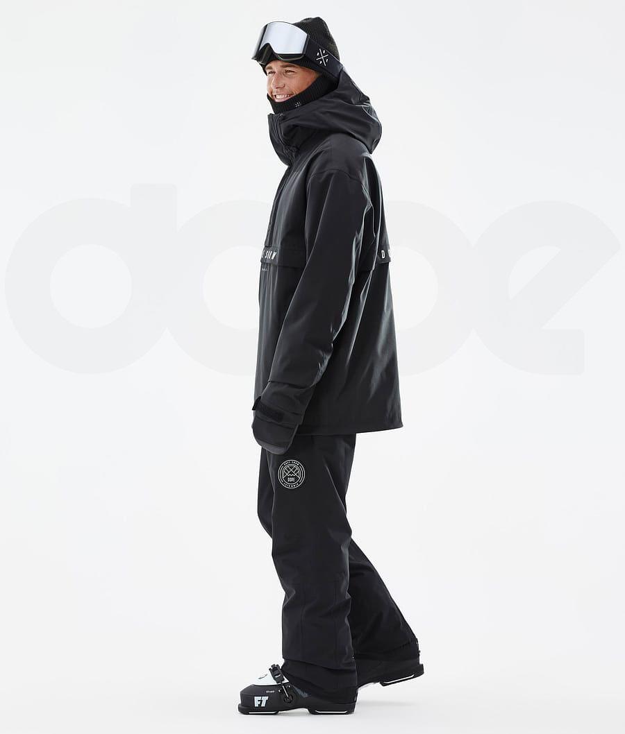 Black Men's Dope Legacy Ski Jackets | AUOR2932