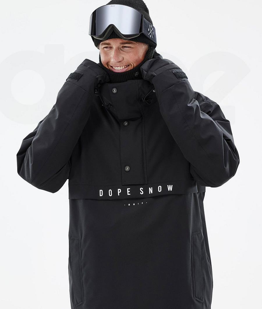 Black Men's Dope Legacy Snowboard Jackets | AUEX2796