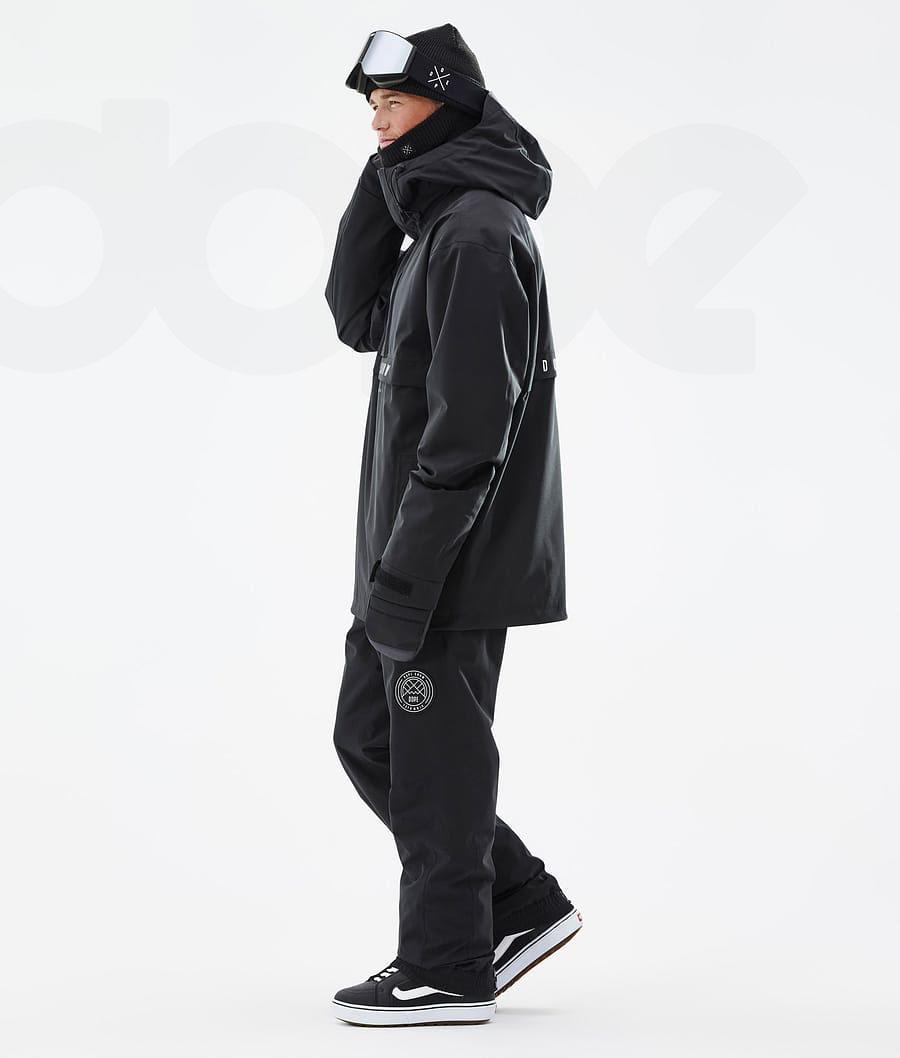 Black Men's Dope Legacy Snowboard Jackets | AUEX2796