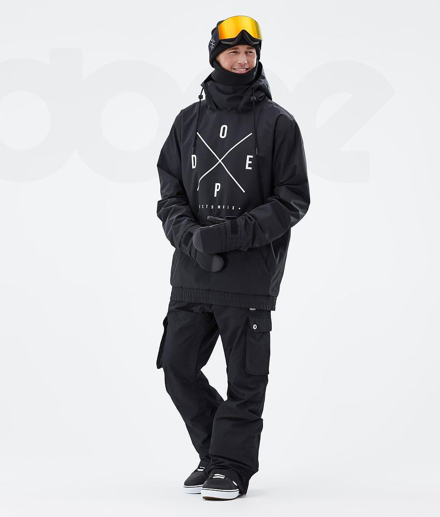 Black Men's Dope Migoo 2X-Up Snowboard Jackets | AULH2806