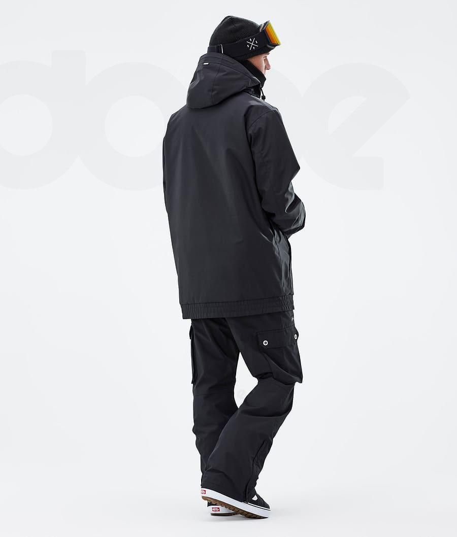 Black Men's Dope Migoo 2X-Up Snowboard Jackets | AULH2806