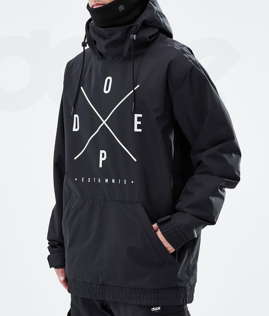 Black Men's Dope Migoo 2X-Up Snowboard Jackets | AULH2806