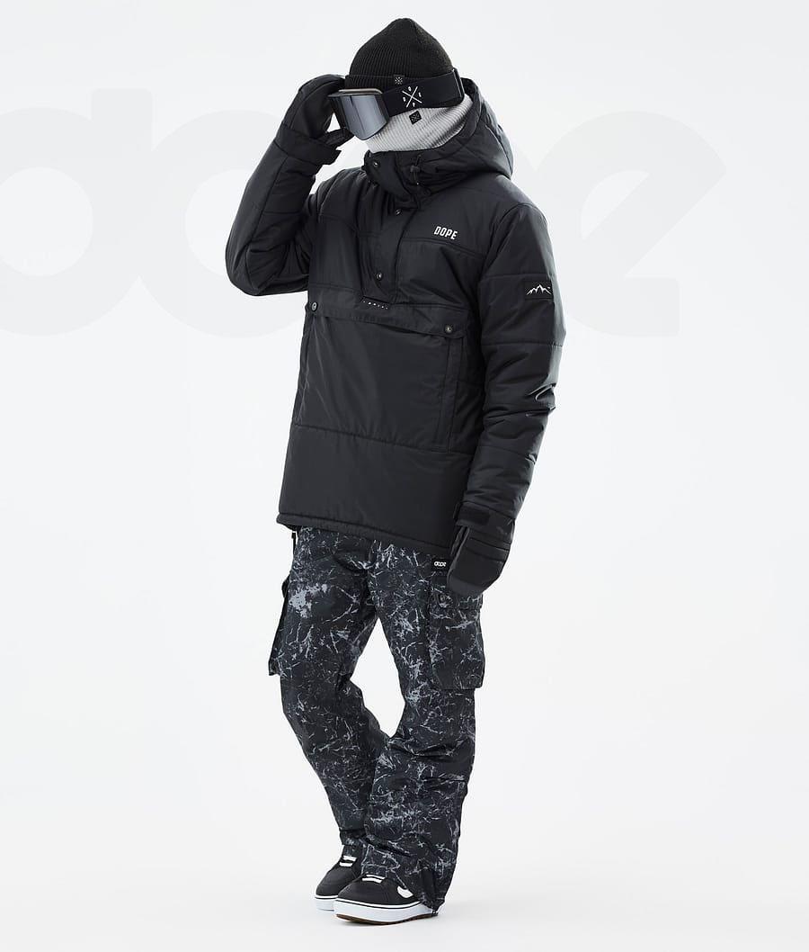 Black Men's Dope Puffer Snowboard Jackets | AUFM2811