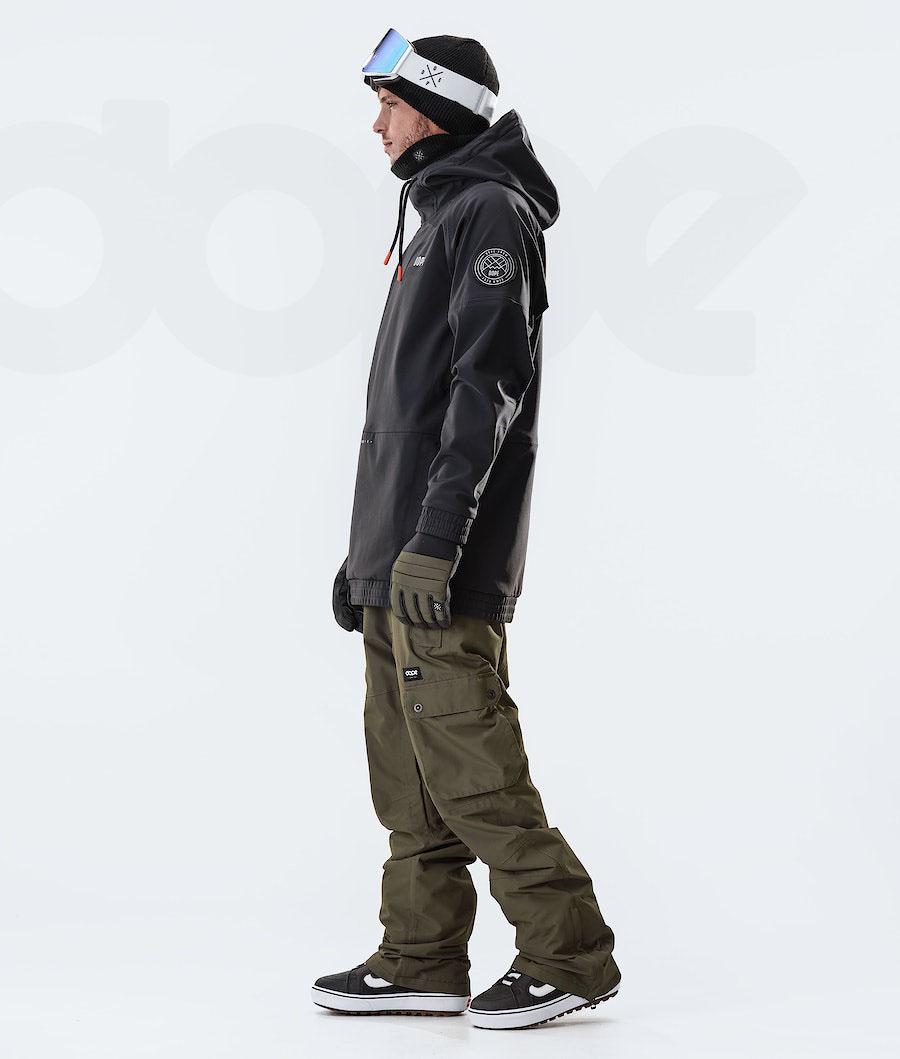 Black Men's Dope Rogue Snowboard Jackets | AUUT2818