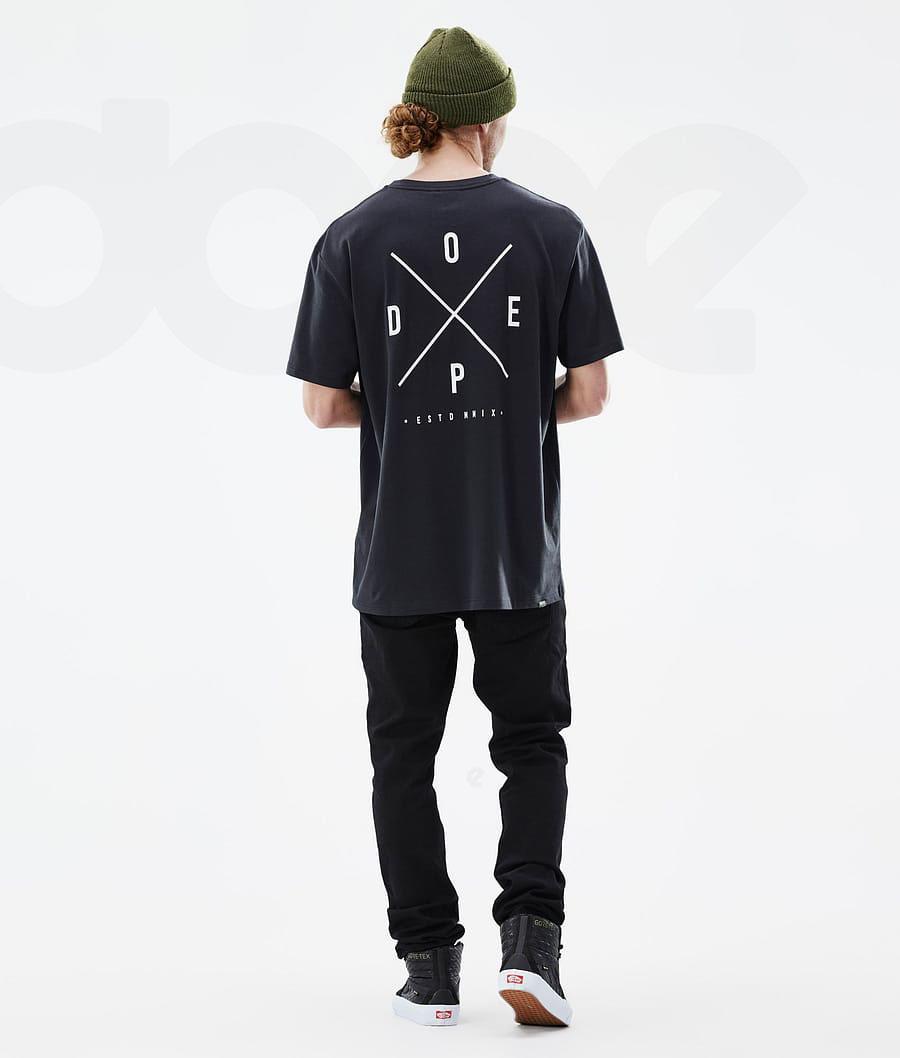 Black Men's Dope Standard 2X-Up T Shirts | AUYU2988