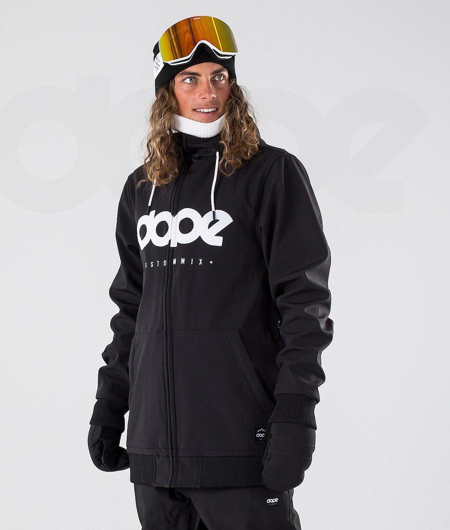 Black Men\'s Dope Standard DO Snowboard Jackets | AUTV2820