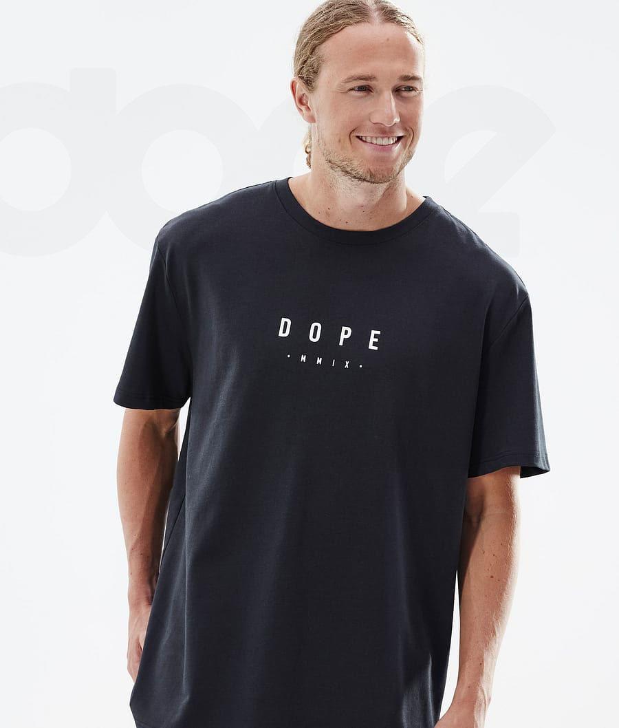 Black Men's Dope Standard Peak T Shirts | AURW2990