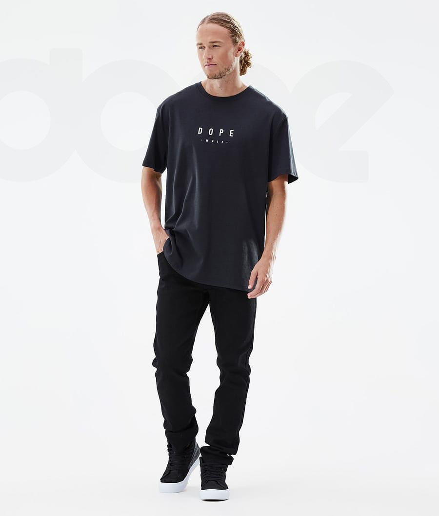 Black Men's Dope Standard Peak T Shirts | AURW2990