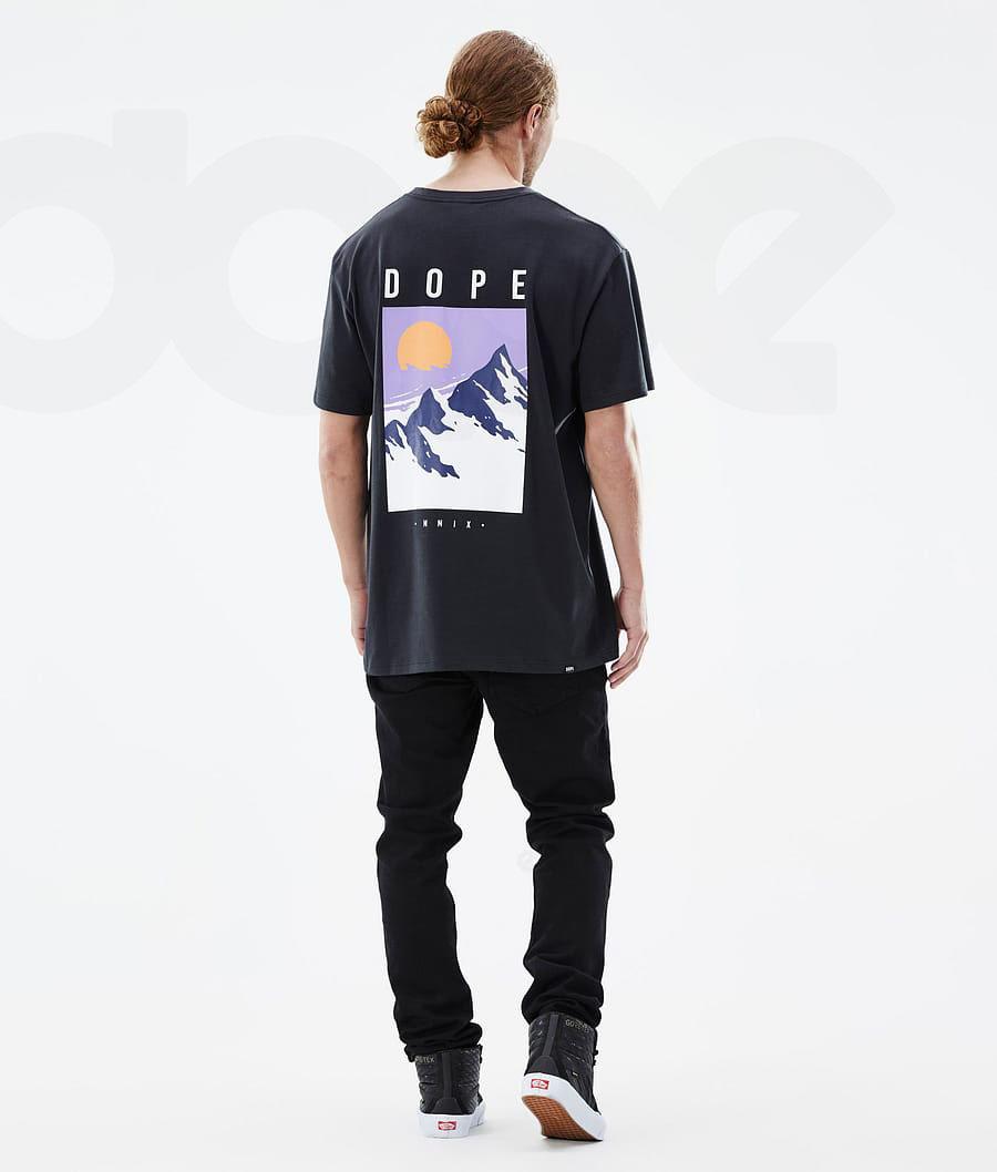 Black Men's Dope Standard Peak T Shirts | AURW2990