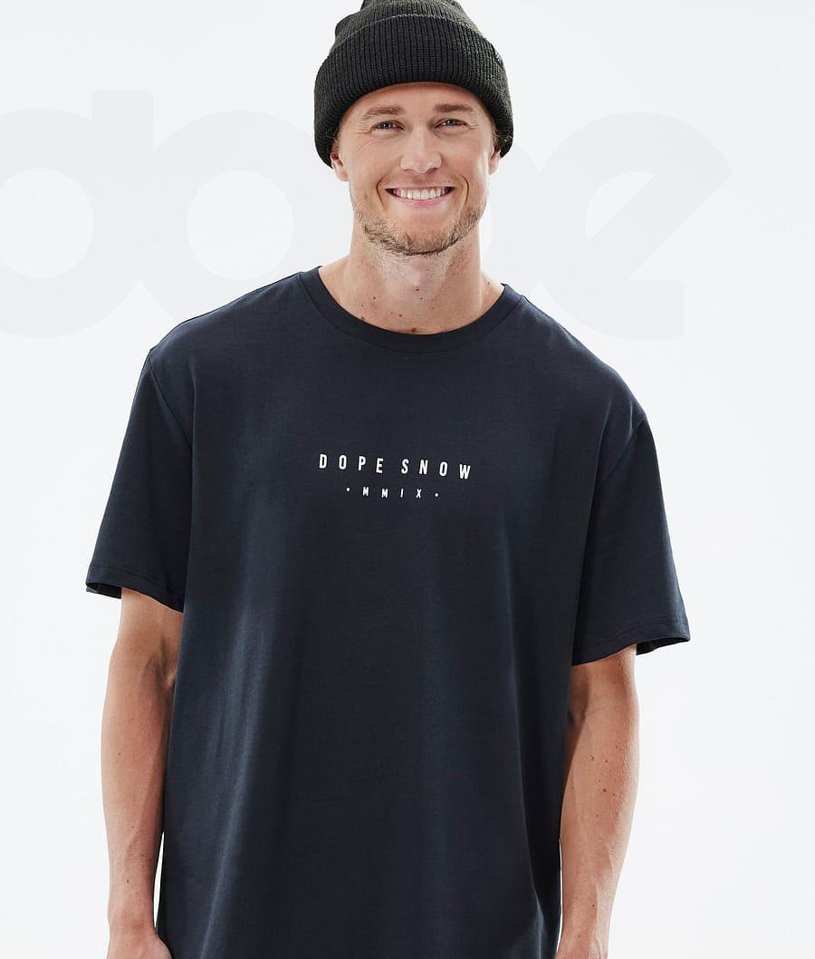 Black Men's Dope Standard Range T Shirts | AUMA2994