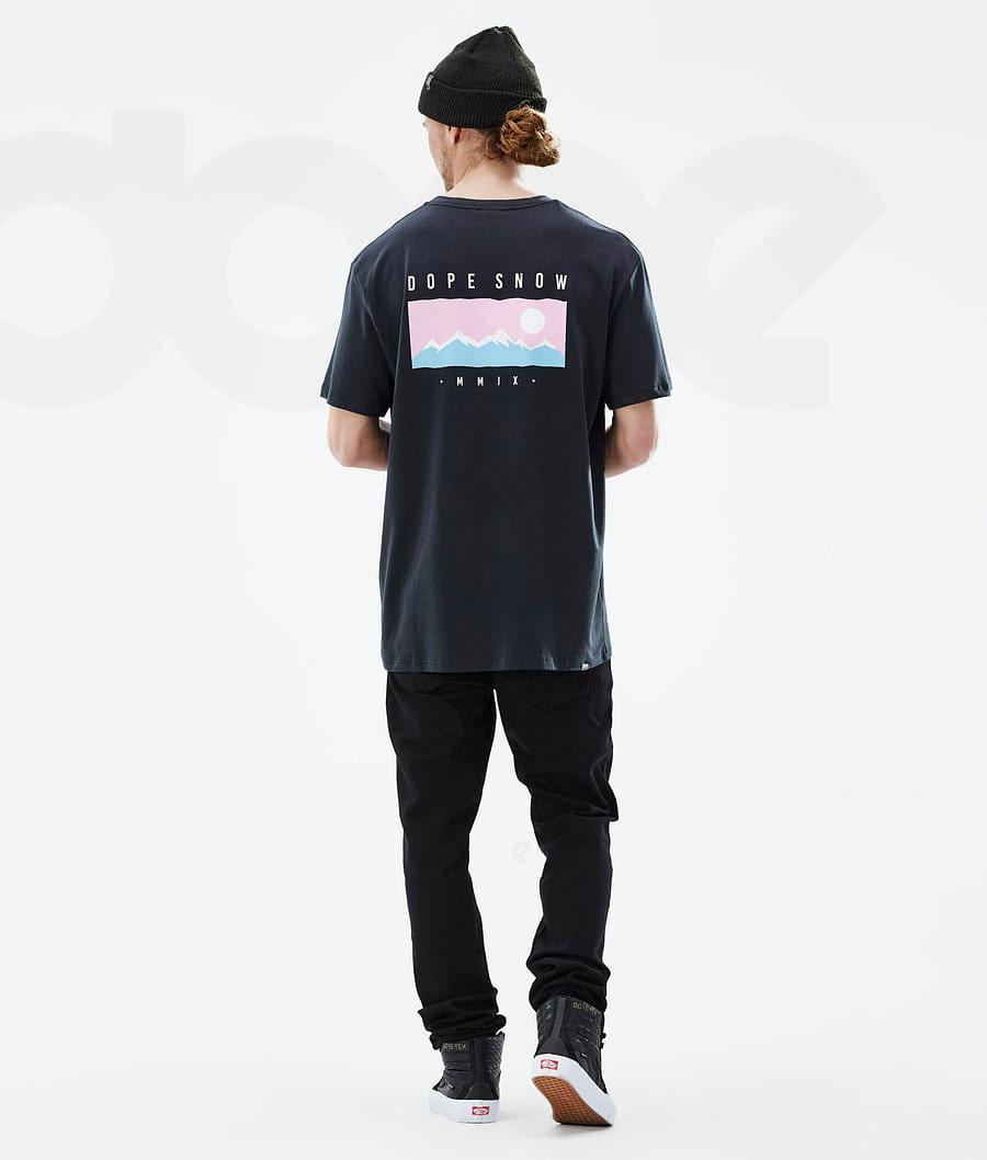 Black Men's Dope Standard Range T Shirts | AUMA2994