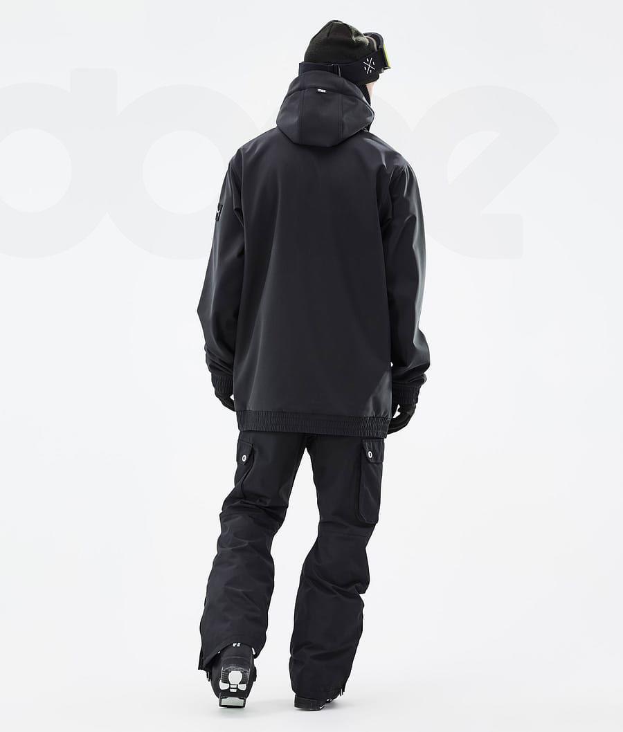 Black Men's Dope Wylie DS Ski Jackets | AUXF2946