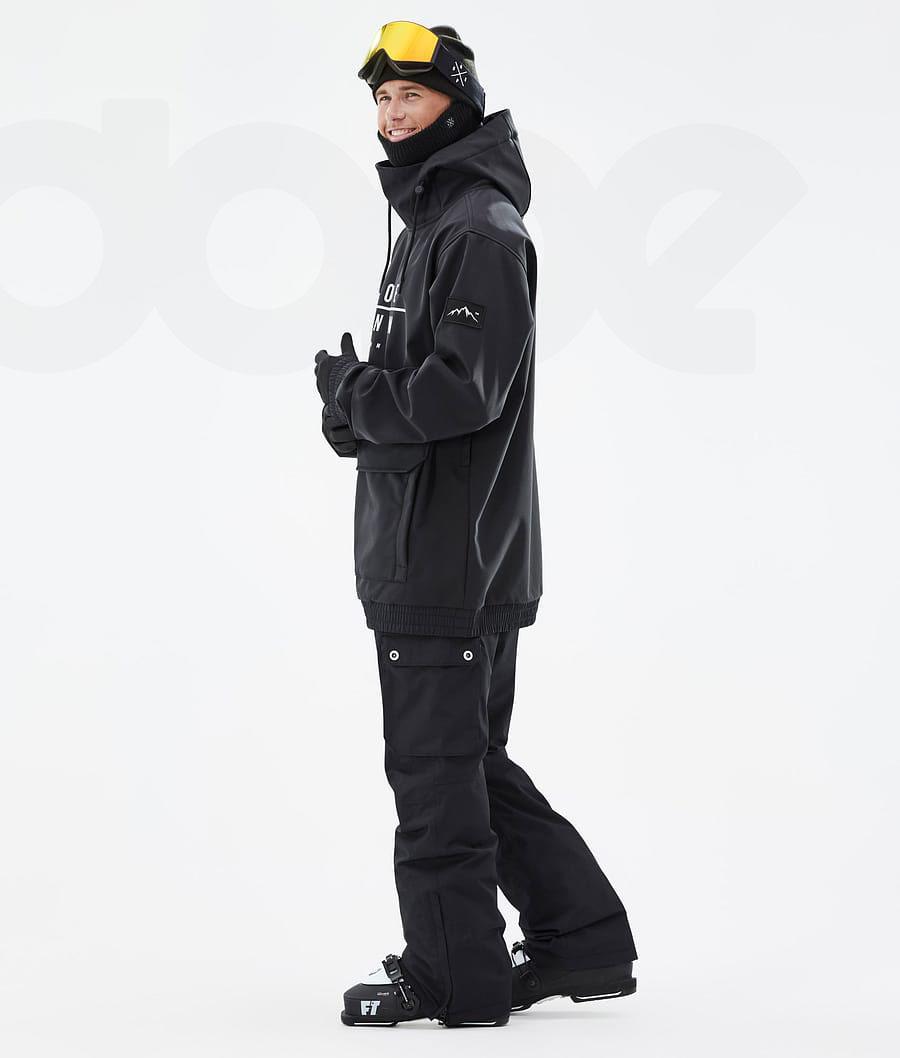 Black Men's Dope Wylie DS Ski Jackets | AUXF2946