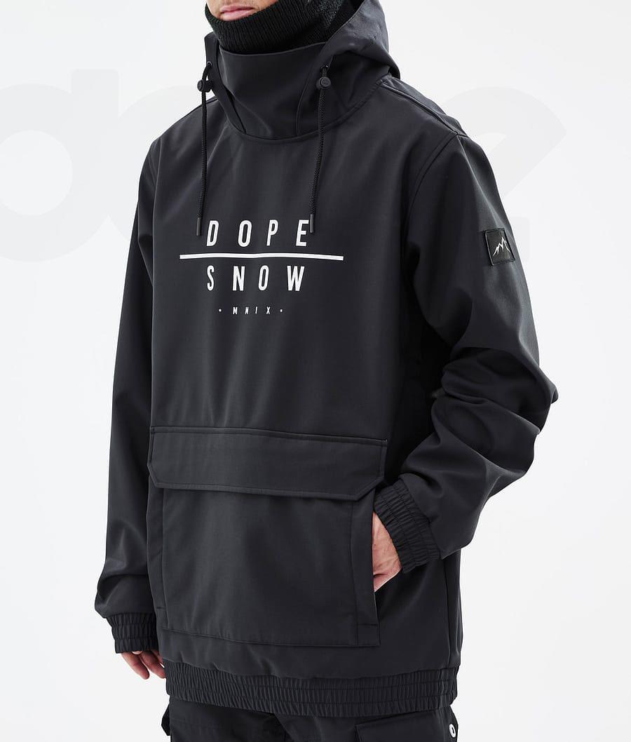 Black Men's Dope Wylie DS Snowboard Jackets | AURW2821