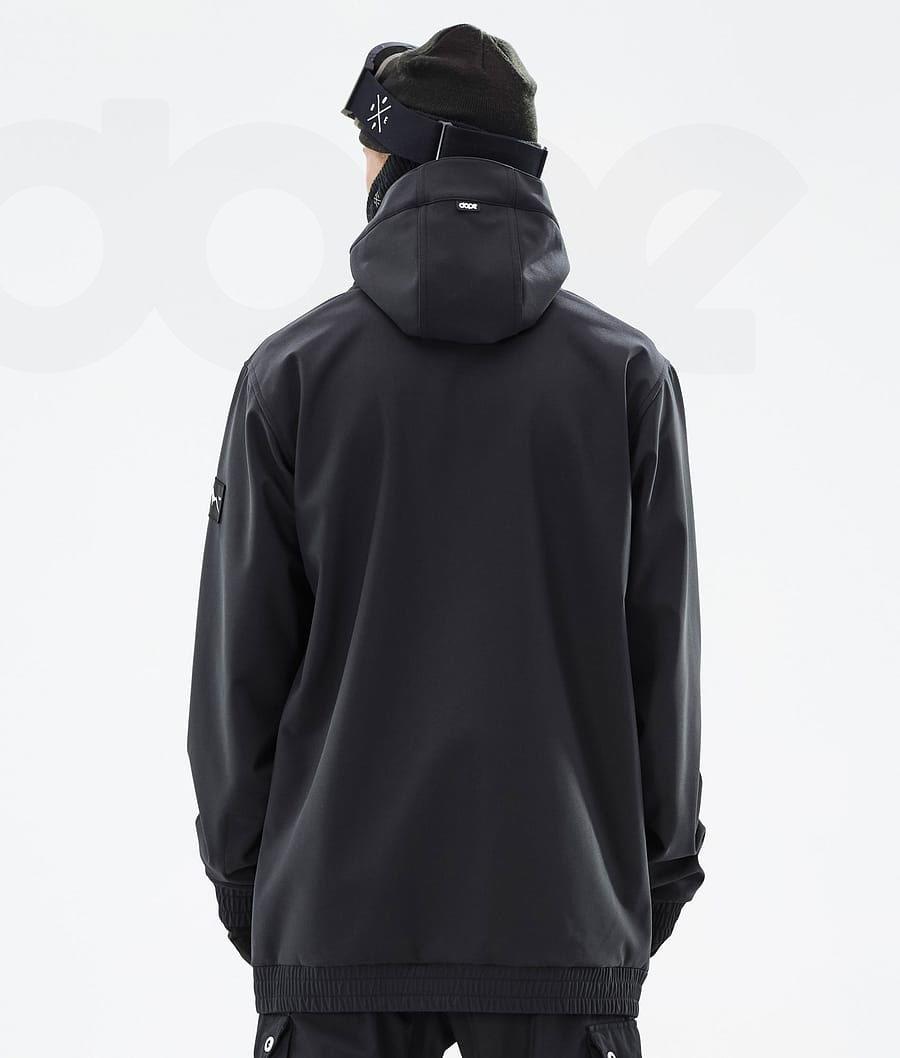 Black Men's Dope Wylie DS Snowboard Jackets | AURW2821