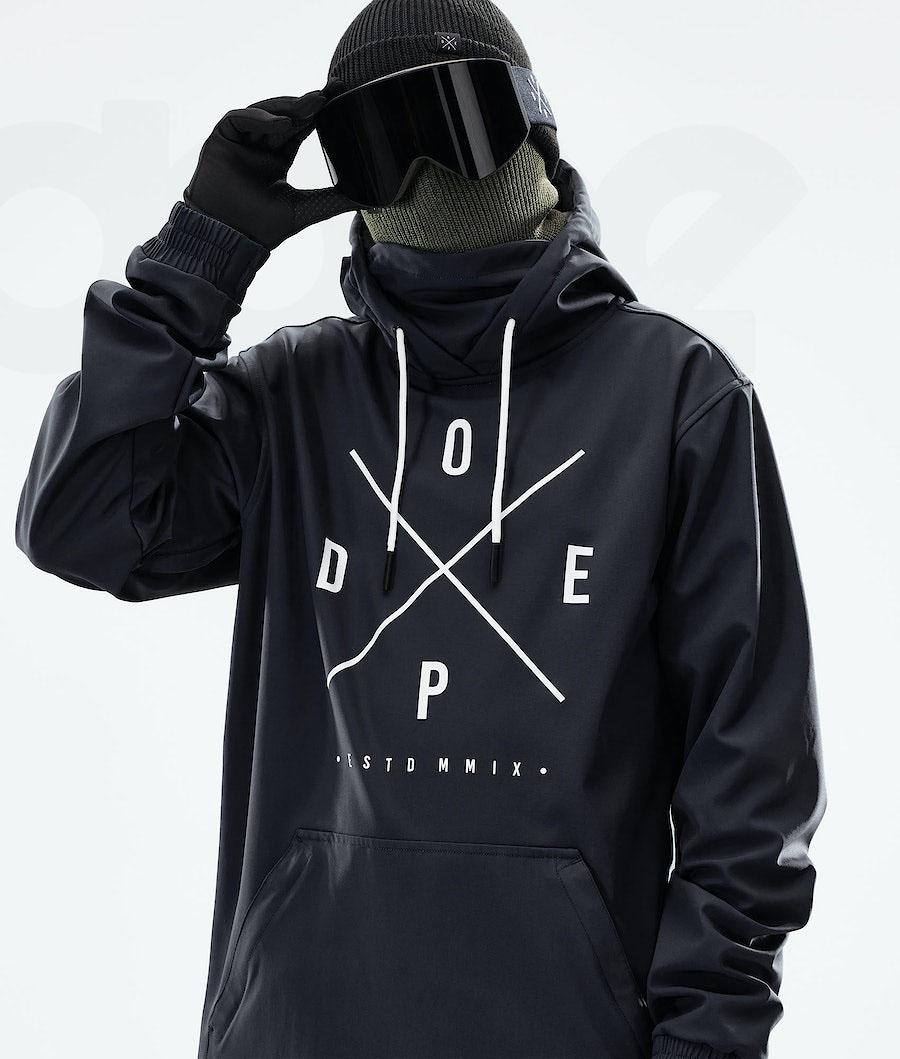 Black Men's Dope Yeti 2021 2X-Up Snowboard Jackets | AUJJ2834