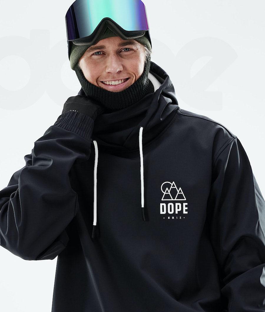 Black Men's Dope Yeti 2021 Rise Snowboard Jackets | AUOR2843