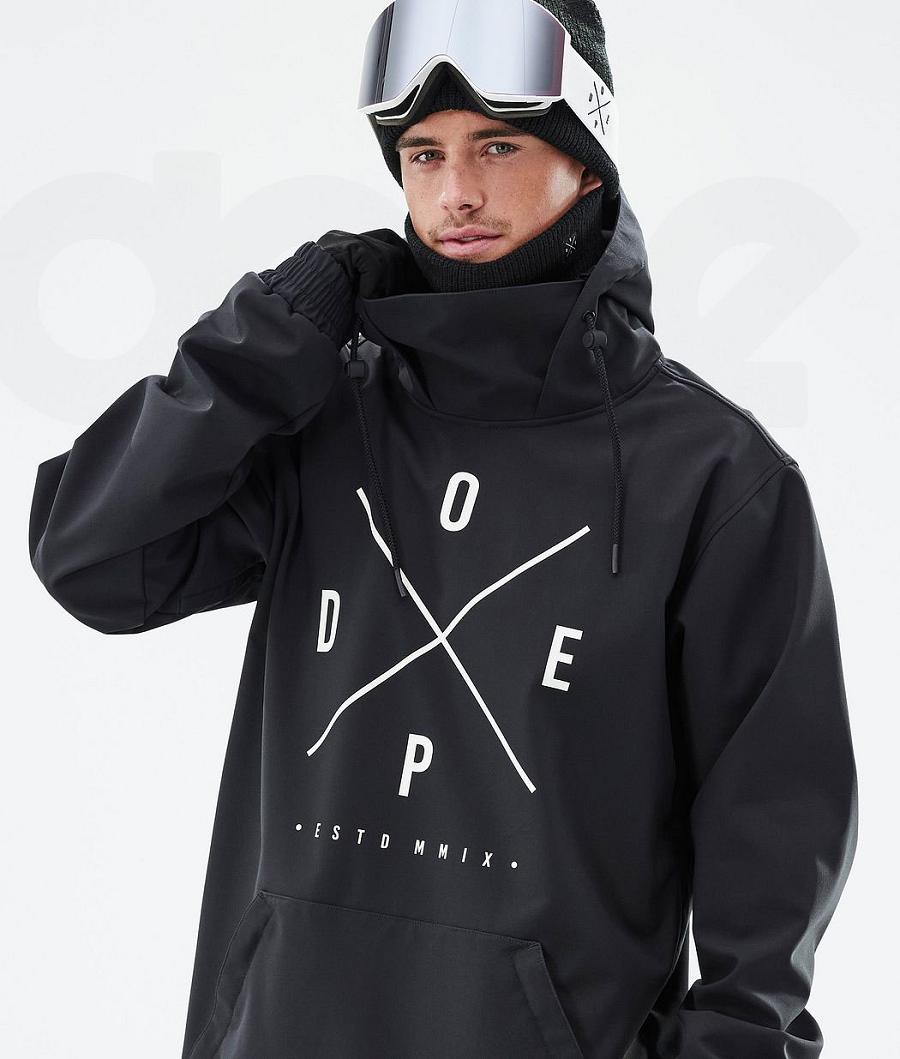 Black Men's Dope Yeti 2X-Up Snowboard Jackets | AUIS2844