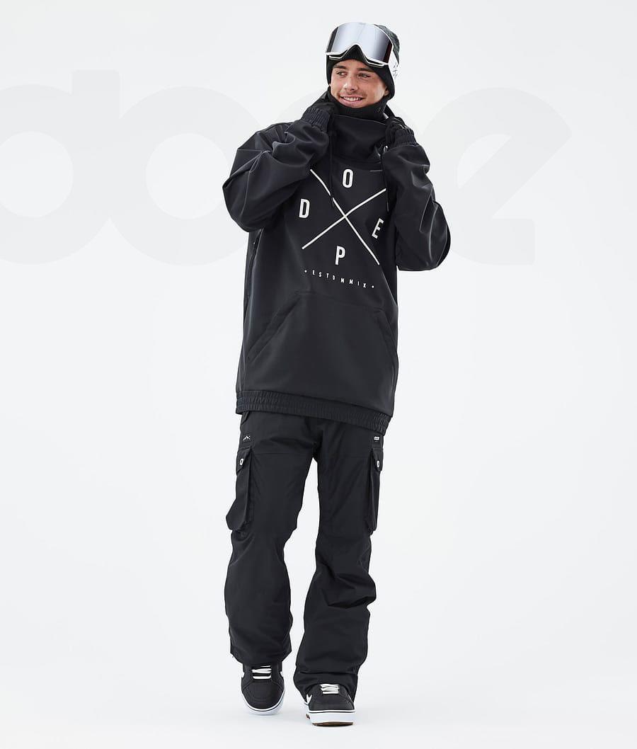 Black Men's Dope Yeti 2X-Up Snowboard Jackets | AUIS2844