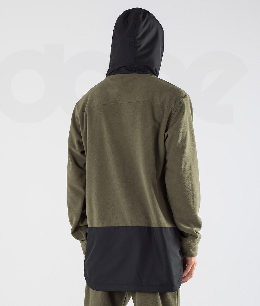 Black / Olive / Green Men's Dope Loyd Fleece | AULH3045