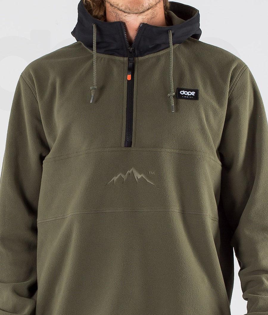 Black / Olive / Green Men's Dope Loyd Fleece | AULH3045