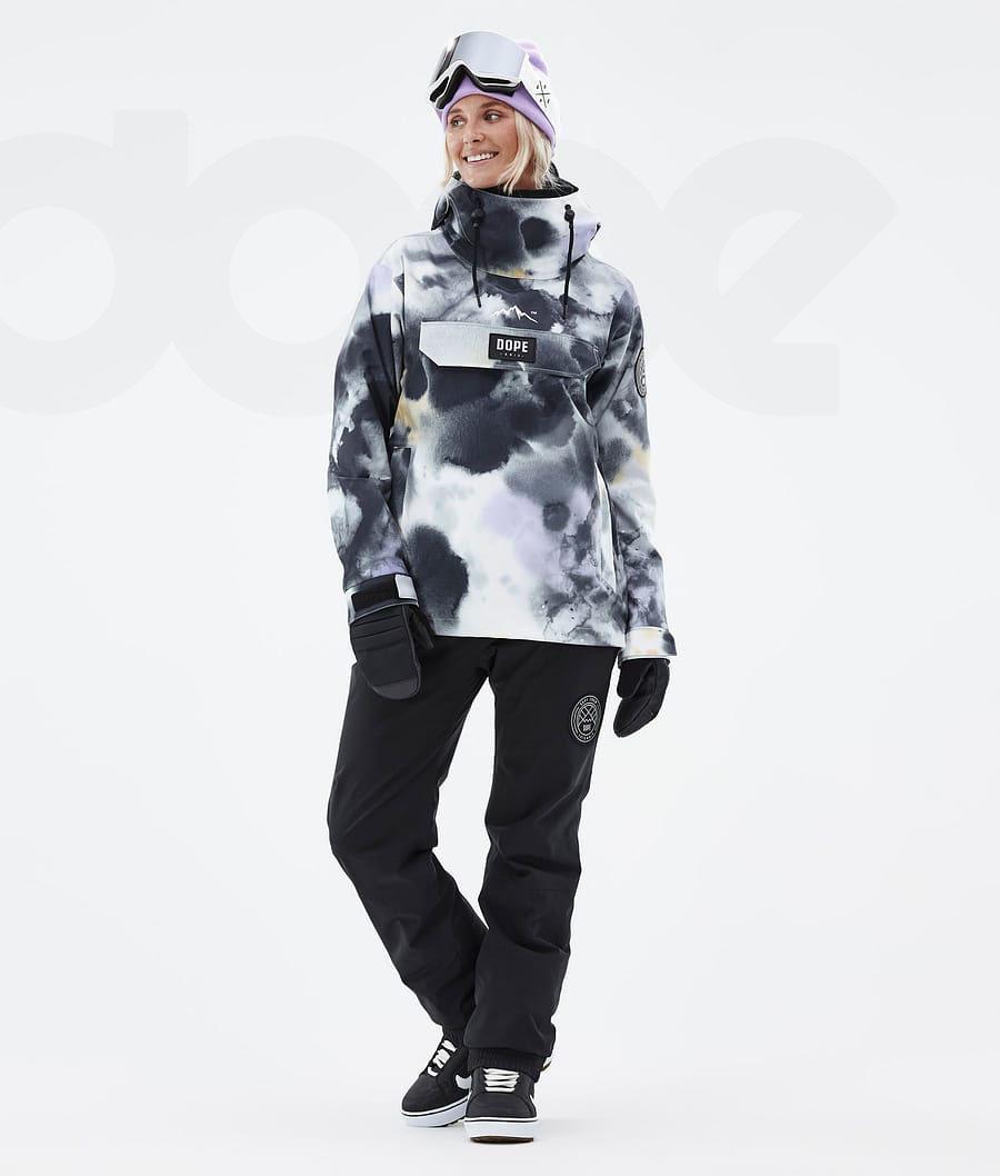 Black / Purple Women's Dope Blizzard W Tiedye Snowboard Jackets | AUSO3478