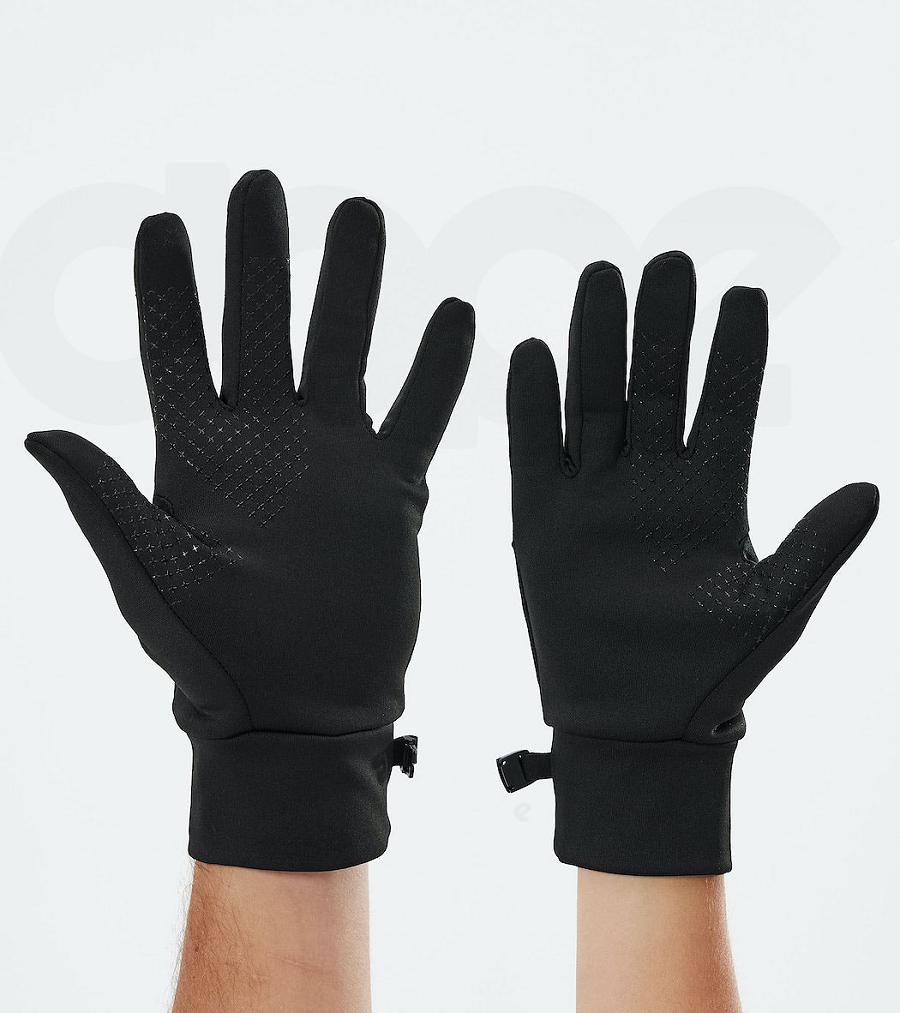 Black / White Men's Dope Power Gloves | AUMA3109