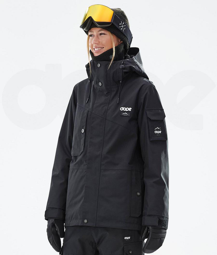 Black Women\'s Dope Adept W 2020 Ski Jackets | AUDN3563