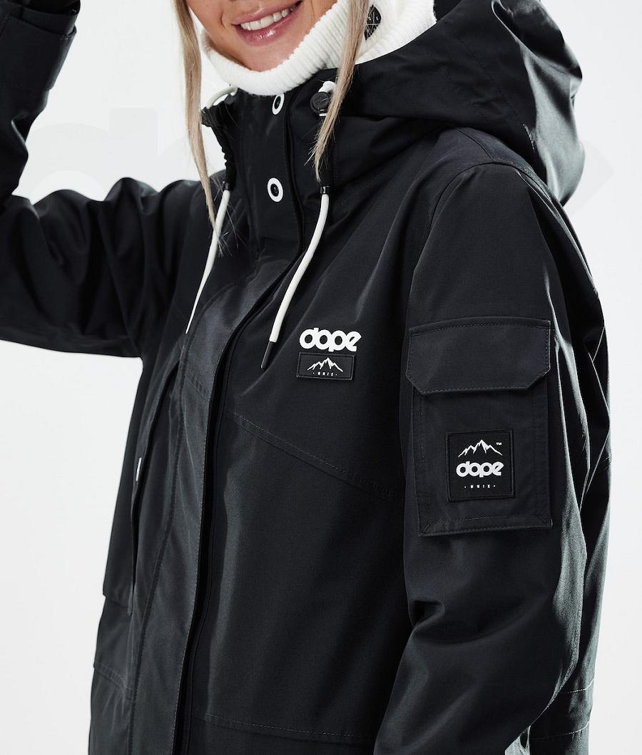 Black Women's Dope Adept W 2021 Ski Jackets | AUOR3567