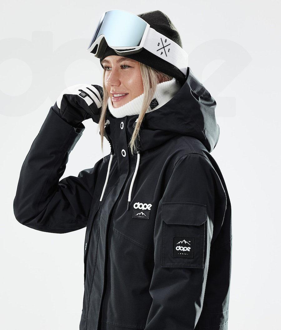 Black Women's Dope Adept W 2021 Ski Jackets | AUOR3567