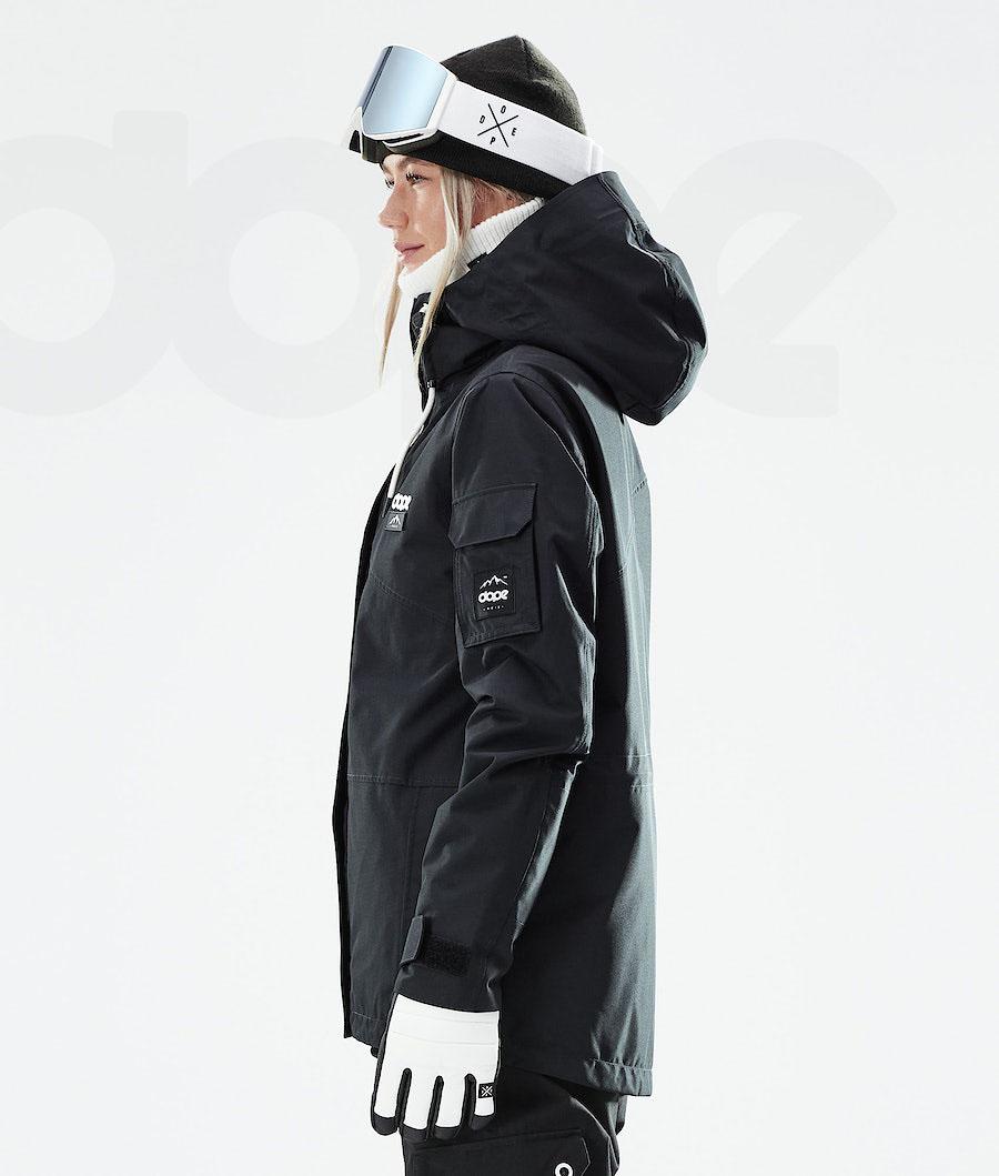 Black Women's Dope Adept W 2021 Ski Jackets | AUOR3567