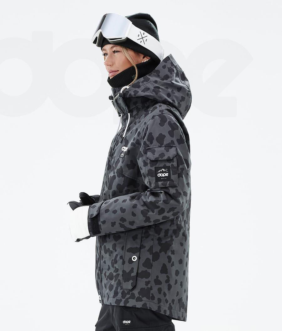 Black Women's Dope Adept W Dots Ski Jackets | AUTV3571