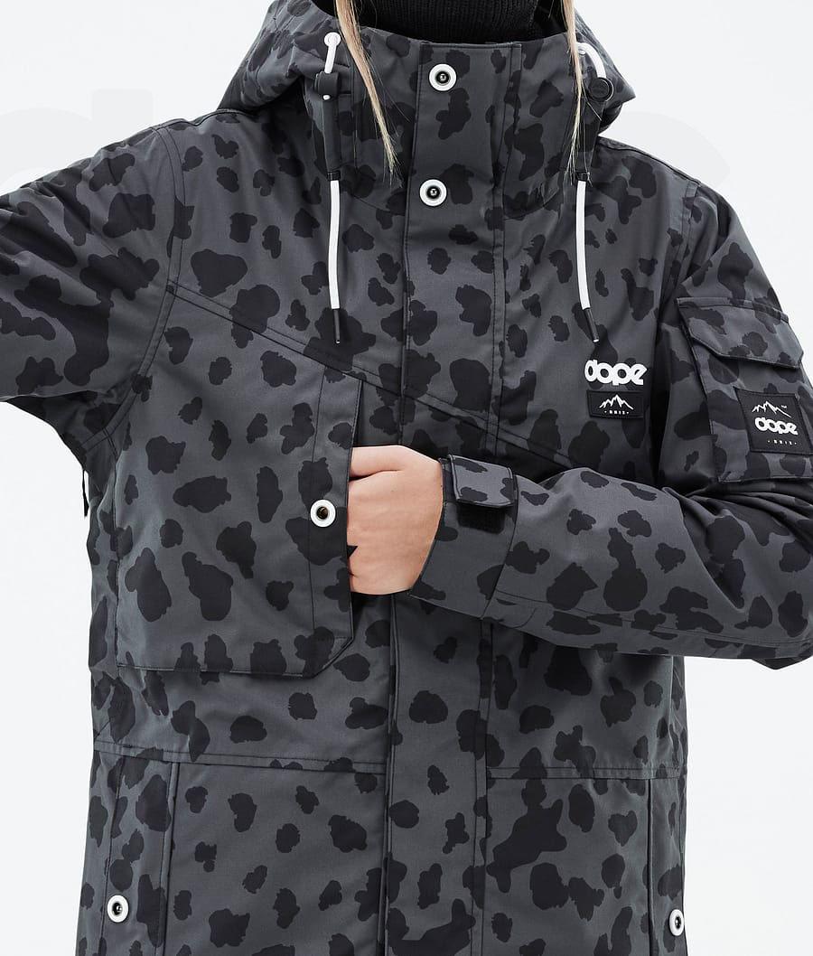 Black Women's Dope Adept W Dots Ski Jackets | AUTV3571