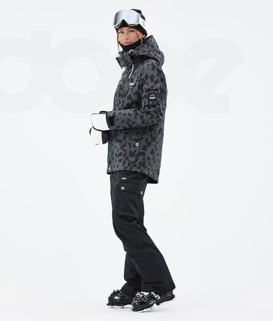 Black Women's Dope Adept W Dots Ski Jackets | AUTV3571