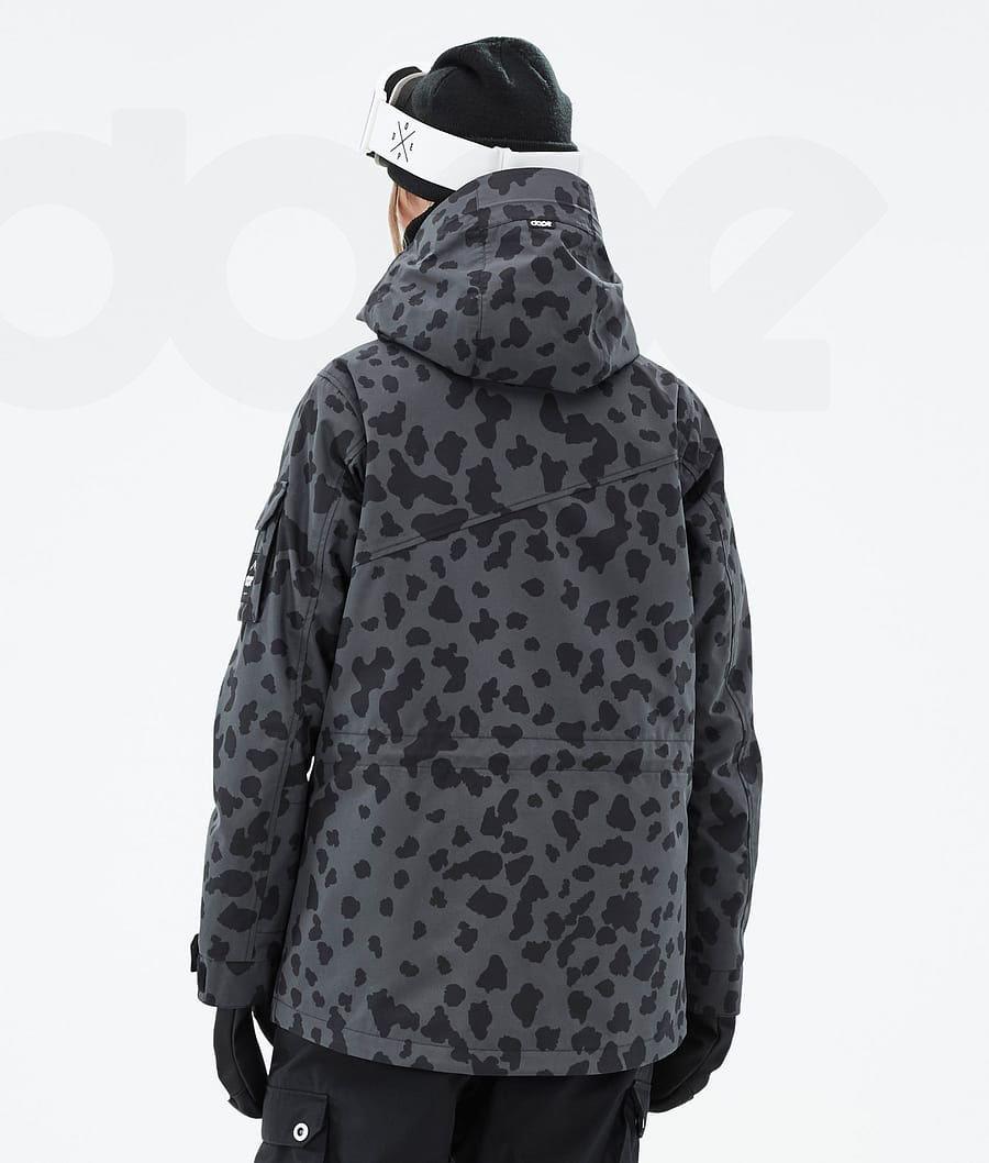 Black Women's Dope Adept W Dots Ski Jackets | AUTV3571