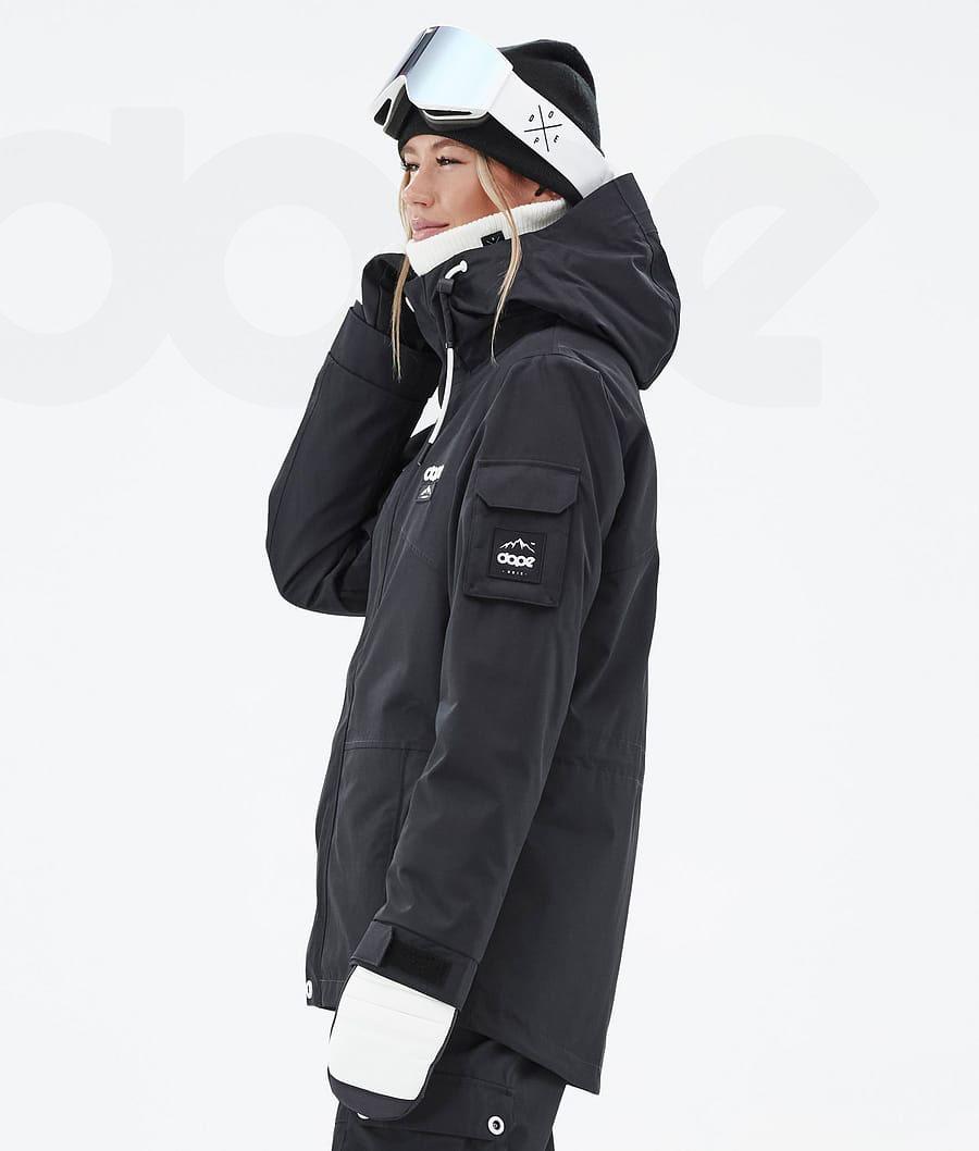 Black Women's Dope Adept W Ski Jackets | AUXF3554