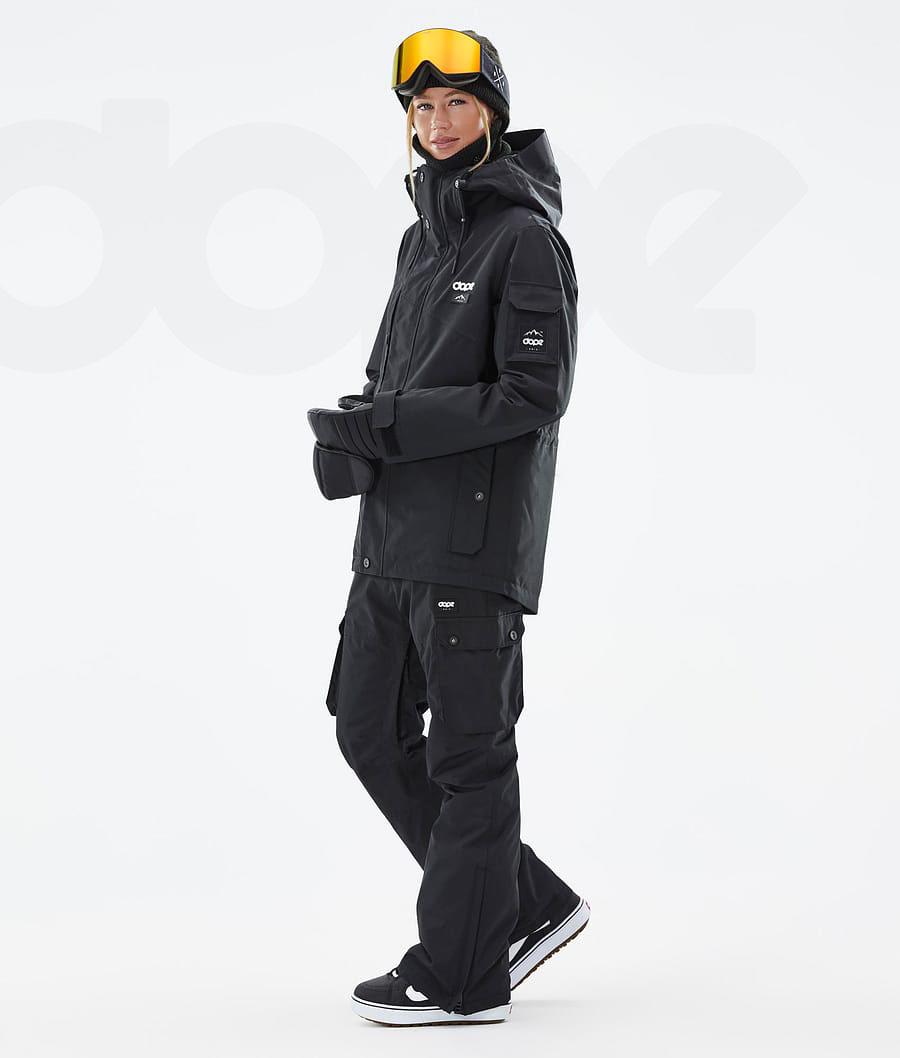 Black Women's Dope Adept W Snowboard Jackets | AUFM3379