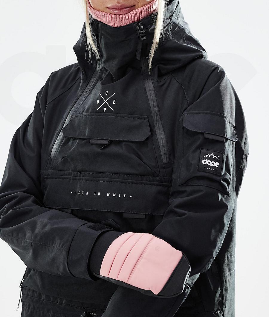 Black Women's Dope Akin W 2021 Snowboard Jackets | AUUT3413