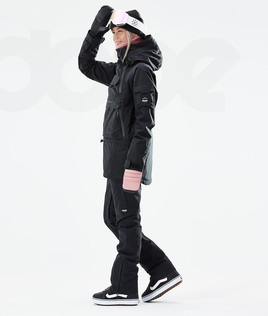 Black Women's Dope Akin W 2021 Snowboard Jackets | AUUT3413