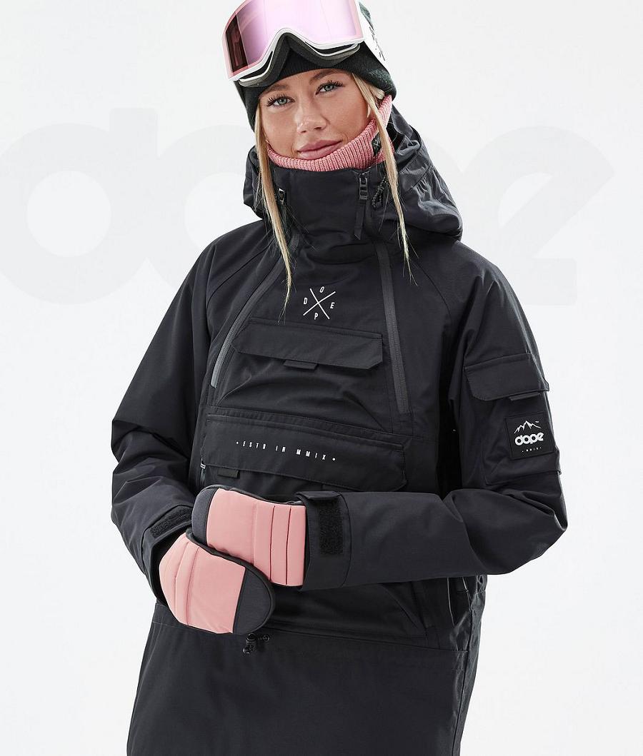 Black Women's Dope Akin W Snowboard Jackets | AUFM3406