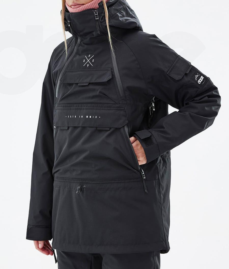 Black Women's Dope Akin W Snowboard Jackets | AUFM3406