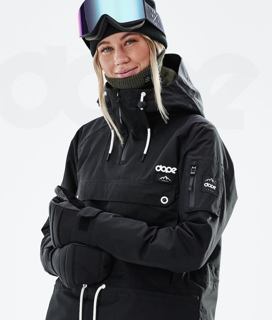 Black Women's Dope Annok W 2021 Ski Jackets | AUQZ3600