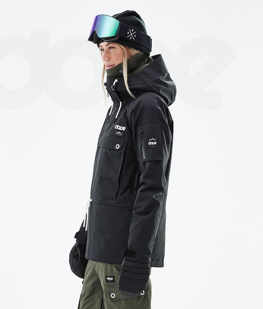 Black Women's Dope Annok W 2021 Ski Jackets | AUQZ3600